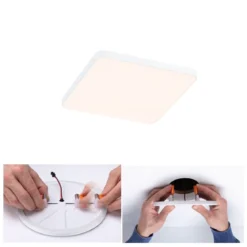 Paulmann 79942 LED Einbaupanel Veluna Edge IP44 120x120mm 3000K Weiß