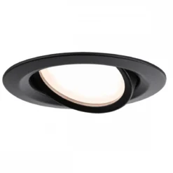 Paulmann 93080 LED Einbeuleuchte Nova Plus Coin Basiset schwarz 2700K dimmbar