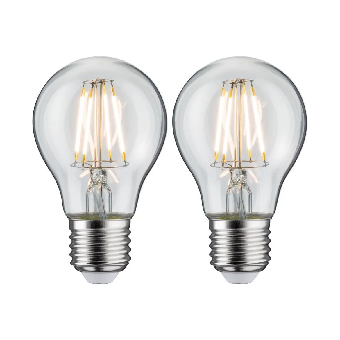 Paulmann 28856 LED Filament Birne 2x5W E27 Klar Warmweiß
