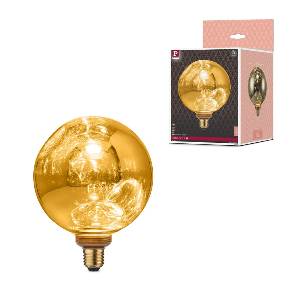 Paulmann 29289 LED Globe G150 E27 Vintage Edition 2700K 400lm 3-Step dimmbar