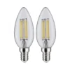 Paulmann 28916 LED Kerze Filament E14 230V 4000K Matt 2-Set