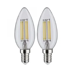 Paulmann 28916 LED Kerze Filament E14 230V 4000K Matt 2-Set