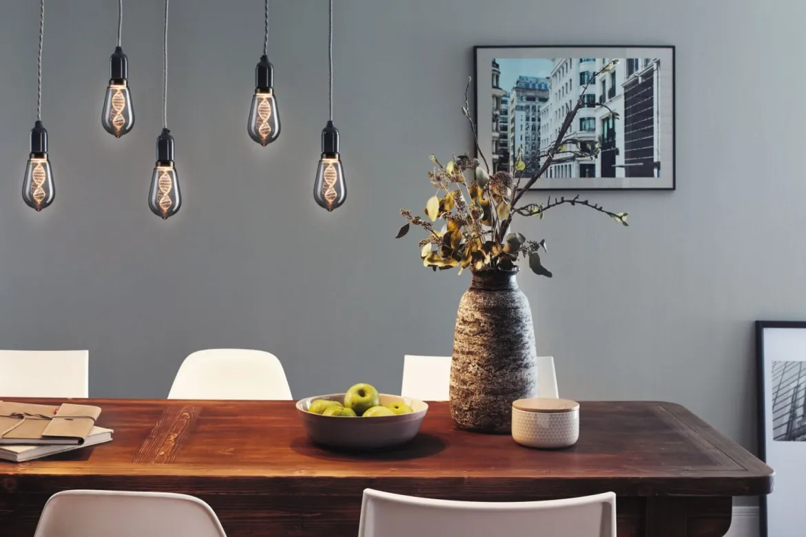 Paulmann 28886 LED Kolben Helix E27 Inner Glow Edition 1800K Rauchglas