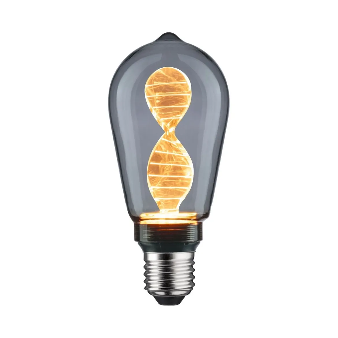 Paulmann 28886 LED Kolben Helix E27 Inner Glow Edition 1800K Rauchglas