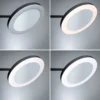 Paulmann 71149 LED Kosmetikspiegel Masua WhiteSwitch IP44 Schwarz