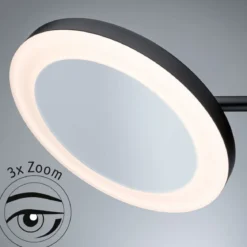 Paulmann 71149 LED Kosmetikspiegel Masua WhiteSwitch IP44 Schwarz