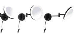Paulmann 71149 LED Kosmetikspiegel Masua WhiteSwitch IP44 Schwarz