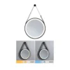 Paulmann 71092 LED Leuchtspiegel Miro IP44 Tunable White Schwarz 40cm 2700K