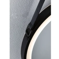 Paulmann 71092 LED Leuchtspiegel Miro IP44 Tunable White Schwarz 40cm 2700K