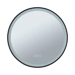 Paulmann 71088 LED Leuchtspiegel Mirra rund schwarz WhiteSwitch dimmbar
