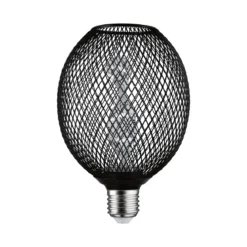 Paulmann 29086 LED Lichtquelle Globe Helix E27 Goldlicht Metall schwarz