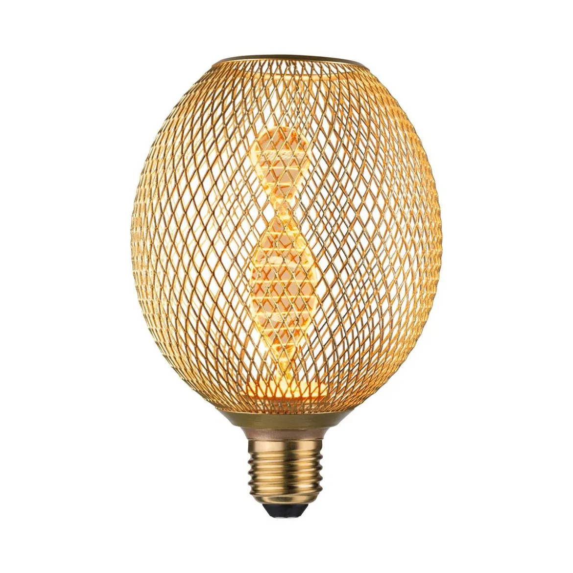 Paulmann 29088 LED Lichtquelle Globe Helix E27 Goldlicht Metall messing