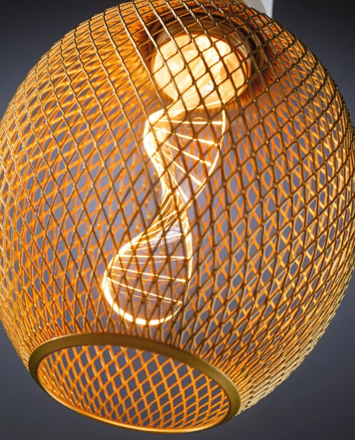 Paulmann 29088 LED Lichtquelle Globe Helix E27 Goldlicht Metall messing