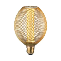 Paulmann 29089 LED Lichtquelle Globe Spiral E27 Goldlicht Metall messing