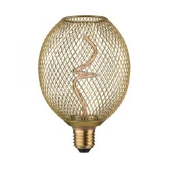 Paulmann 29259 LED Lichtquelle Globe Metallic Glow E27 Goldlicht messing dimmbar