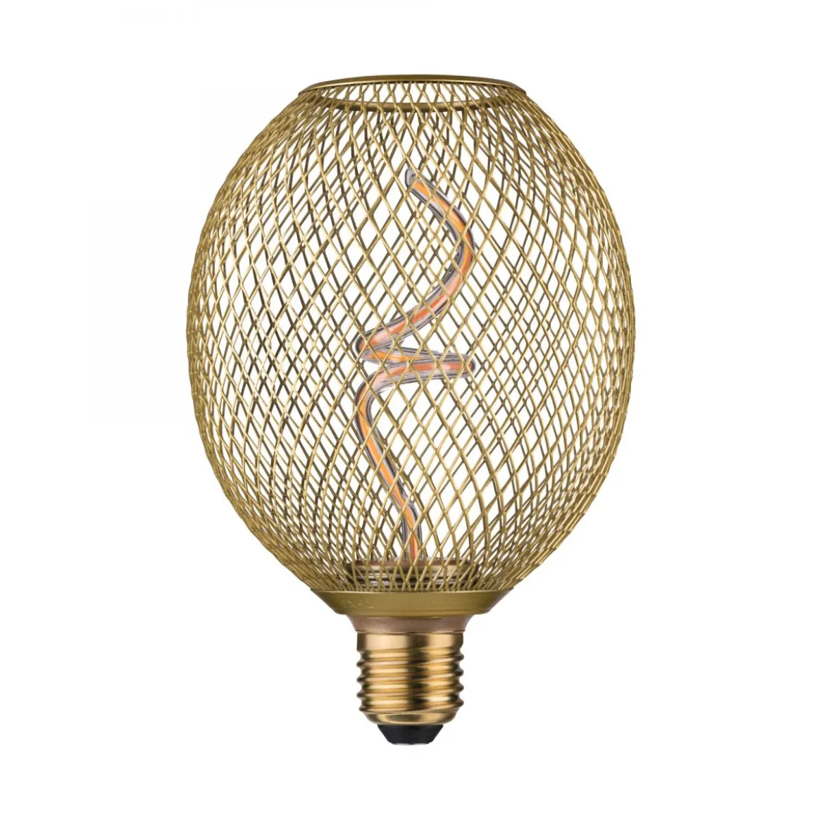 Paulmann 29259 LED Lichtquelle Globe Metallic Glow E27 Goldlicht messing dimmbar