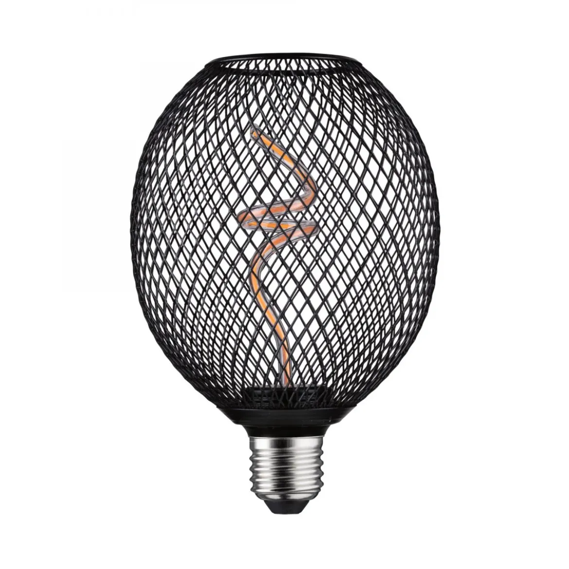 Paulmann 29261 LED Lichtquelle Globe Metallic Glow E27 Goldlicht schwarz dimmbar