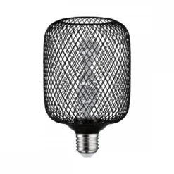 Paulmann 29082 LED Lichtquelle Zyl Helix E27 Goldlicht Metall schwarz