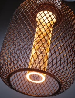 Paulmann 29083 LED Lichtquelle Zyl Spiral E27 Goldlicht Metall schwarz