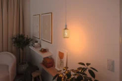 Paulmann 29260 LED Lichtquelle Zyl Metallic Glow E27 Goldlicht messing dimmbar