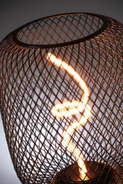 Paulmann 29262 LED Lichtquelle Zyl Metallic Glow E27 Goldlicht schwarz dimmbar