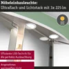 Paulmann 93115 LED Möbeleinbauleuchten 3er Set 3000K Weiß
