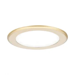Paulmann 93124 LED Möbeleinbauleuchten 3er Set 4000K Gold matt