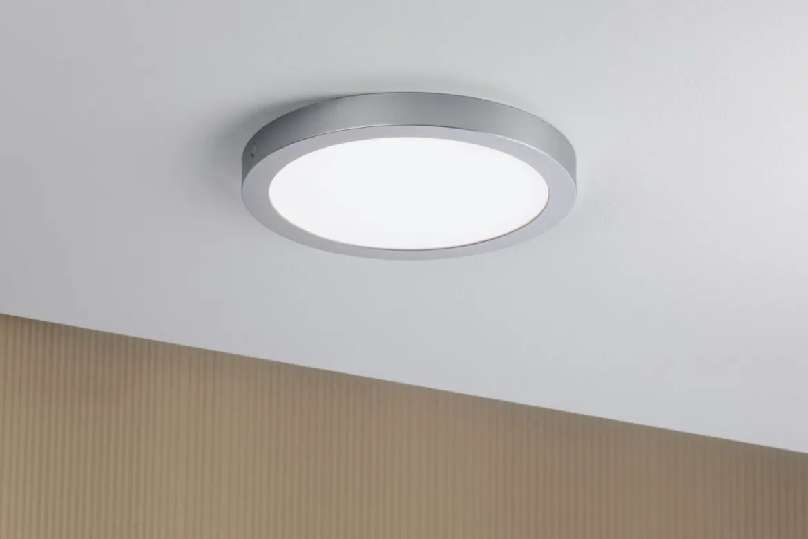 Paulmann 71023 LED Panel Abia rund 300mm 4000K chrom matt