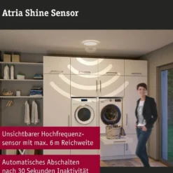 Paulmann 71184 LED Panel Atria Shine Backlight Bewegungsmelder 293mm 4000K IP44 Weiß