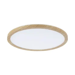 Paulmann 71033 LED Panel Atria Shine Backlight rund 4000K Holzoptik 293mm