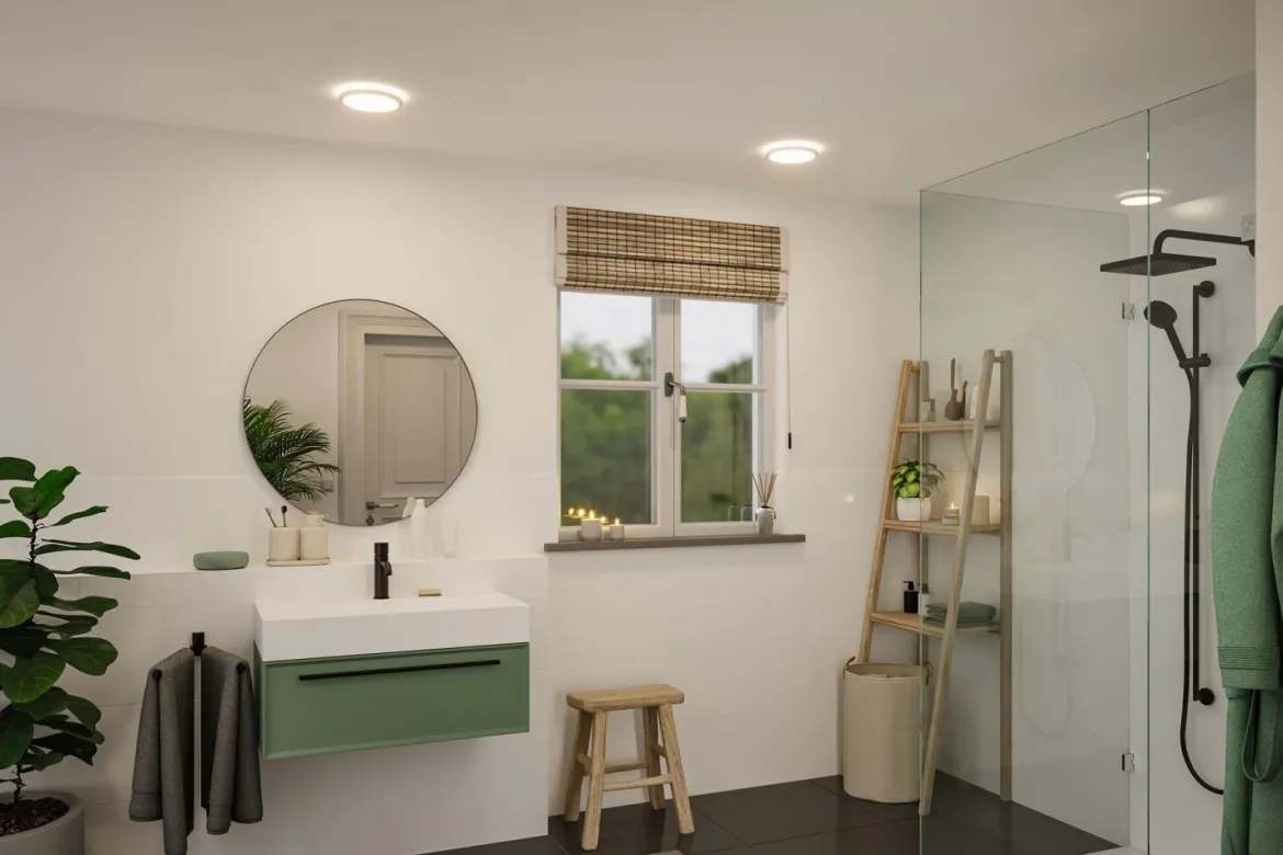 Paulmann 71156 LED Panel Atria Shine Backlight 190mm 4000K IP44 Weiß
