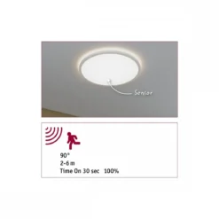 Paulmann 71185 LED Panel Atria Shine Backlight Bewegungsmelder 420mm 4000K IP44 Weiß