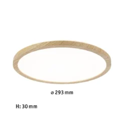 Paulmann 71028 LED Panel Atria Shine Backlight 293mm 3000K Holzoptik