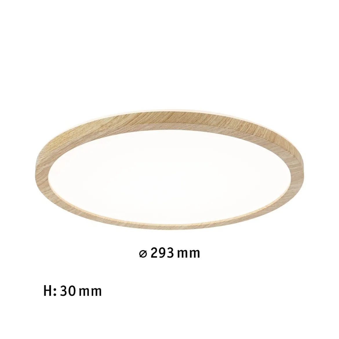 Paulmann 71028 LED Panel Atria Shine Backlight 293mm 3000K Holzoptik