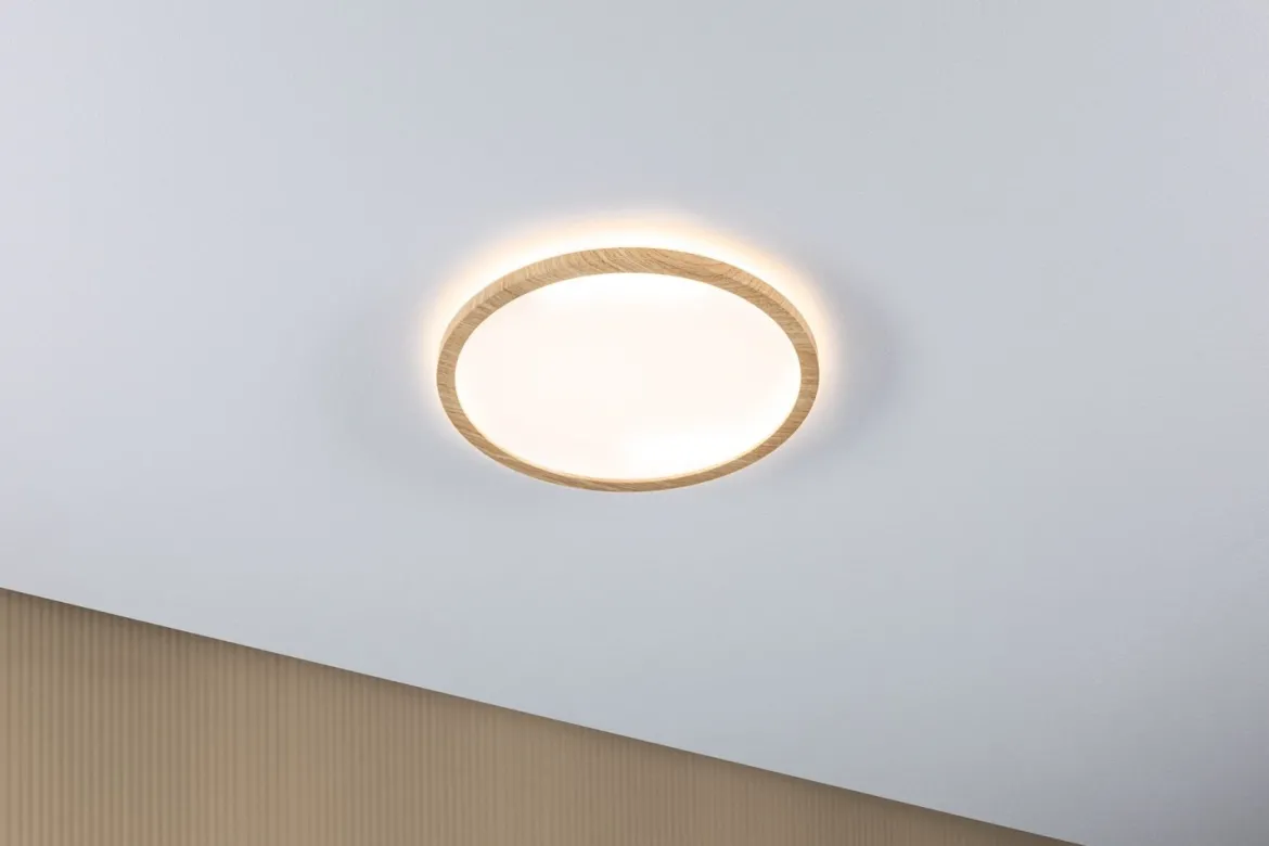 Paulmann 71028 LED Panel Atria Shine Backlight 293mm 3000K Holzoptik