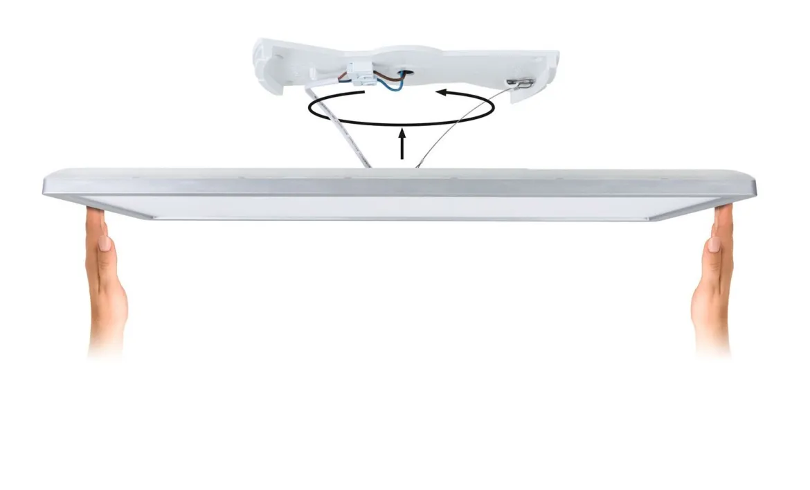 Paulmann 71035 LED Panel Atria Shine Backlight 293x293mm 4000K Holzoptik