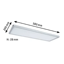 Paulmann 71312 LED Panel Atria Shine 560x200mm 3000-6500K Chrom IP44