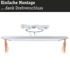 Paulmann 71313 LED Panel Atria Shine 560x200mm 3000-6500K Schwarz IP44