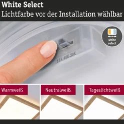 Paulmann 71311 LED Panel Atria Shine 560x200mm 3000-6500K Holzoptik IP44