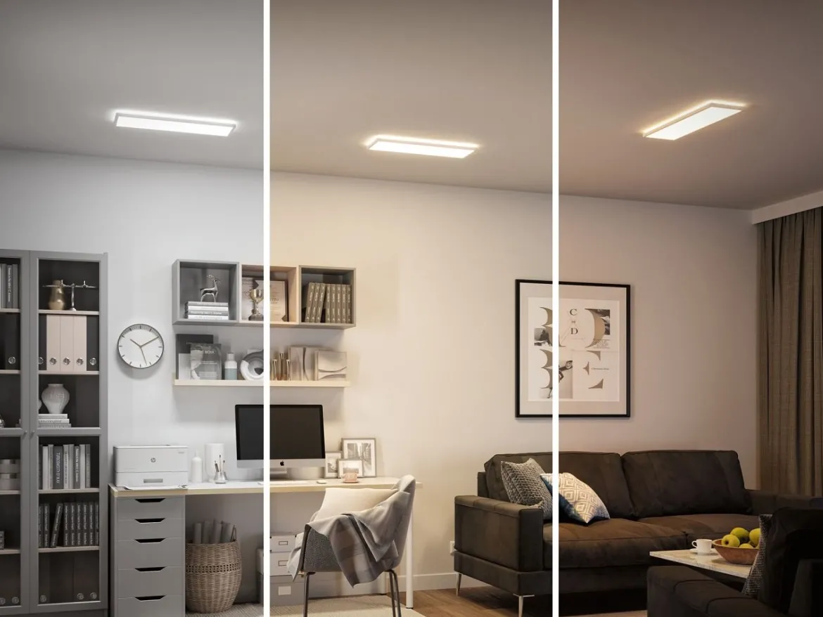 Paulmann 79927 LED Panel Atria Shine White Switch 580x200mm 3000-6500K Weiß