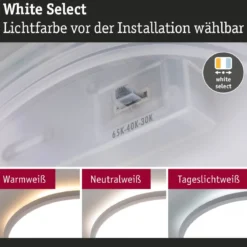 Paulmann 71257 LED Panel Atria Shine 398mm 3000-6500K Weiß IP44