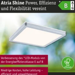Paulmann 71265 LED Panel Atria Shine 190x190mm 3000-6500K Chrom matt IP44
