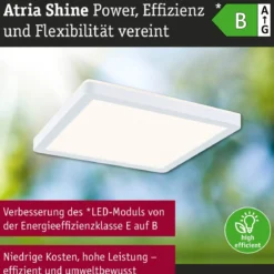 Paulmann 71266 LED Panel Atria Shine 190x190mm 3000-6500K Weiß IP44