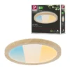 Paulmann 71272 LED Panel Atria Shine 190mm 3000-6500K Holzoptik IP44