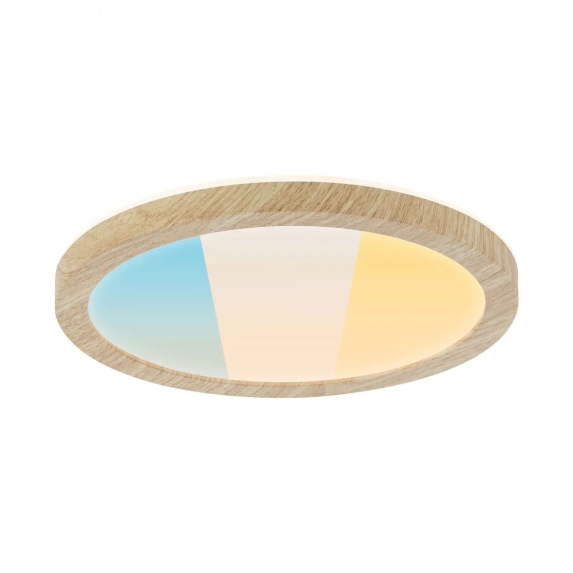 Paulmann 71272 LED Panel Atria Shine 190mm 3000-6500K Holzoptik IP44