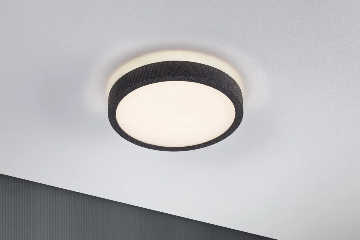 Paulmann 71053 LED Panel Cosara rund 300mm Dunkelgrau 3000K IP44