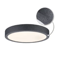 Paulmann 71053 LED Panel Cosara rund 300mm Dunkelgrau 3000K IP44
