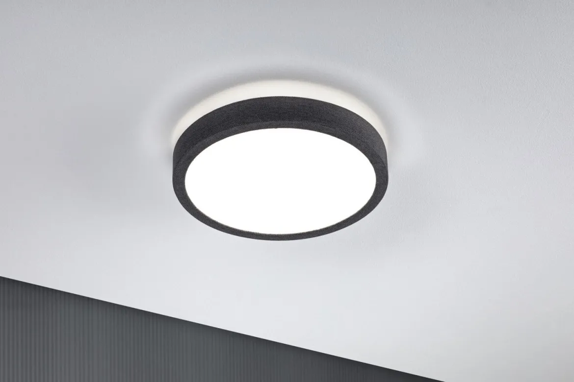 Paulmann 71055 LED Panel Cosara rund 300mm Dunkelgrau 4000K IP44
