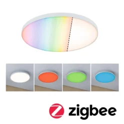 Paulmann 79897 LED Panel  Smart Home Zigbee Velora rund 400mm RGBW 3000K