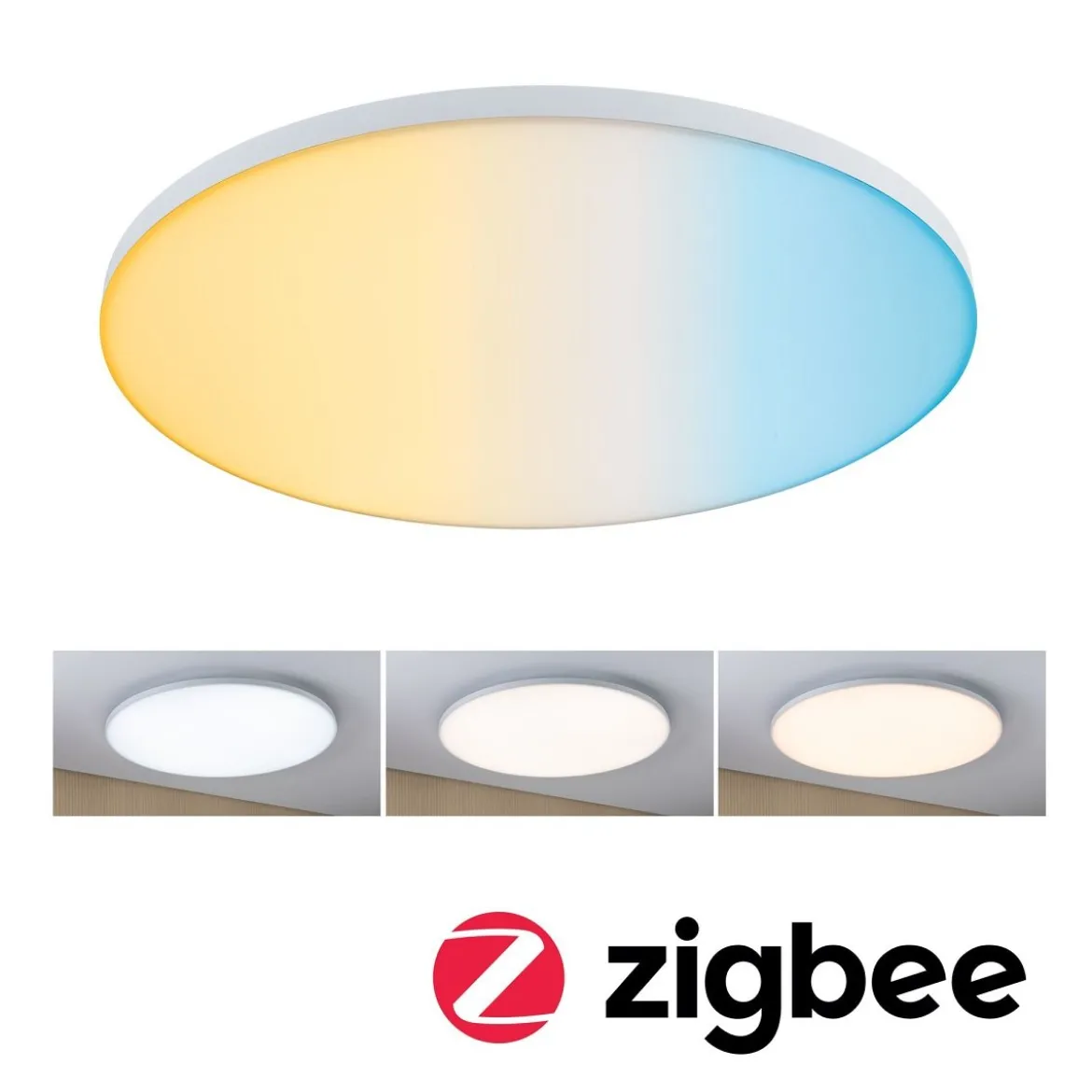 Paulmann 79896 LED Panel Smart Home Zigbee Velora rund 600mm Tunable White